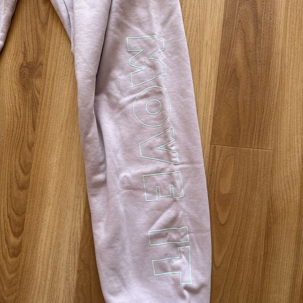 MOTHER The Bender Iris Ankle Jogger Sweatpants Move It 100% Cotton HighRise XL - Picture 2 of 8